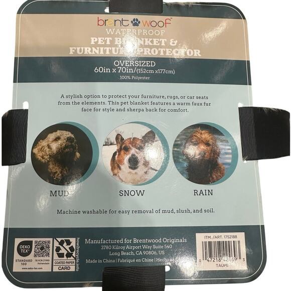 Brentwood Oversized Waterproof Pet Blanket and Furniture Protector - Picture 3 of 4